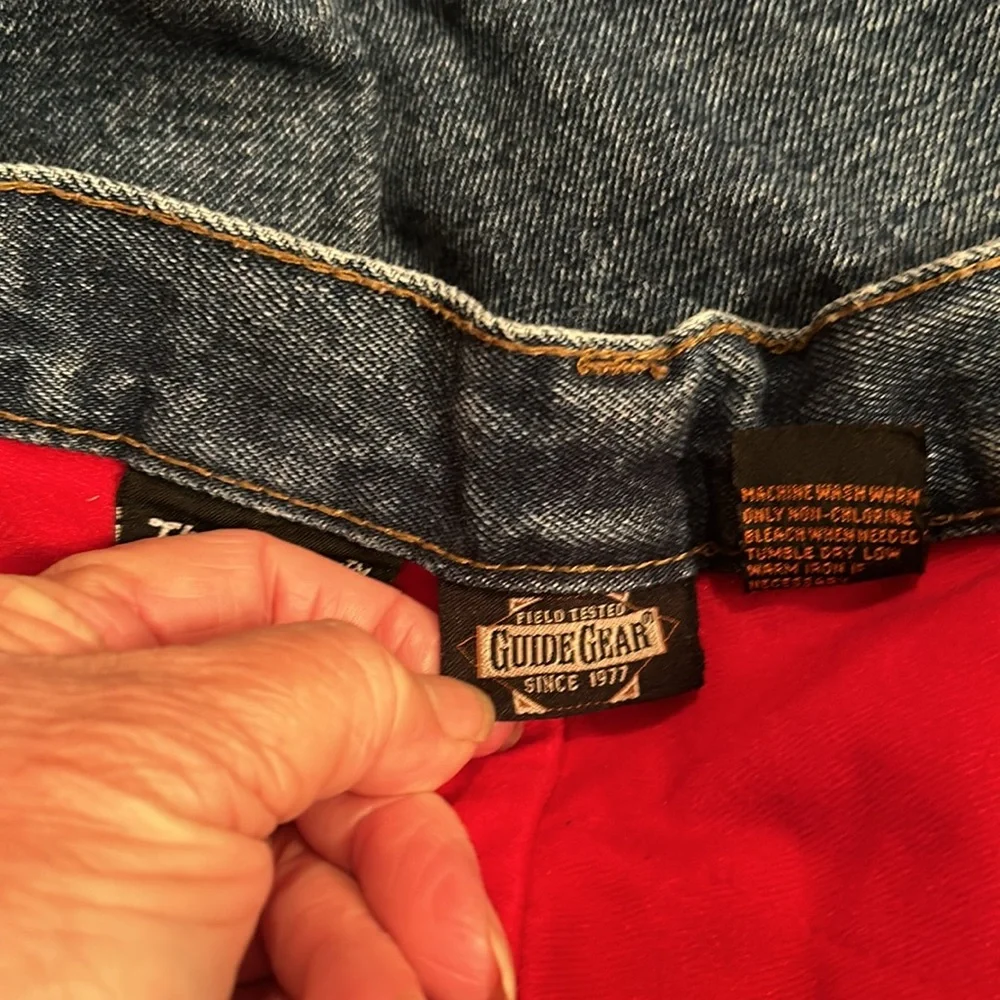 Guide Gear sz 36x30 Dual Layer, Red Thinsulate Insulation, Lined Jeans. - Picture 9 of 11